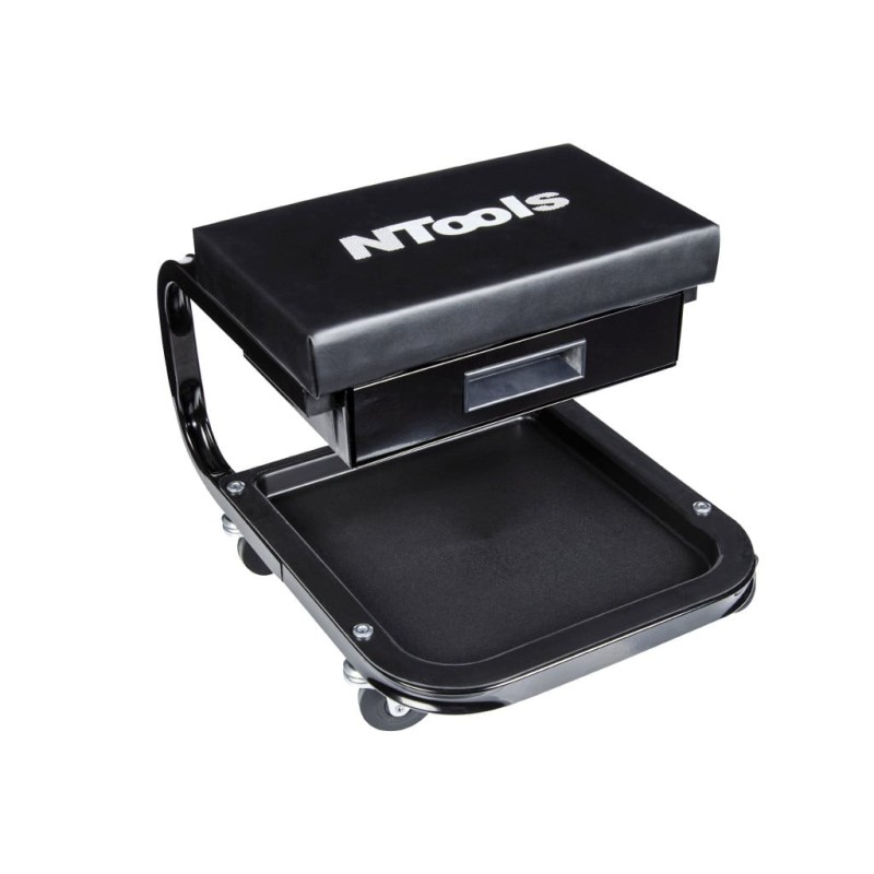 Tabouret mobile d’atelier avec tiroir NTools