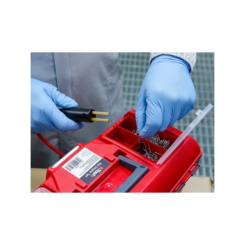 Agrafeuse pour le soudage des plastiques