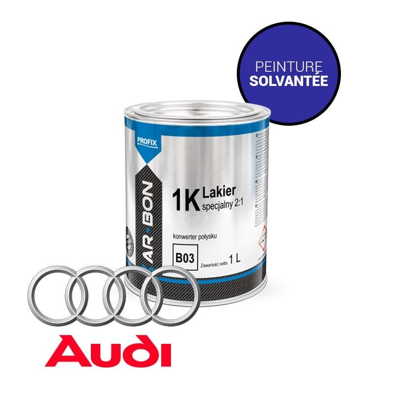 Peinture Base mate solvantée à vernir en pot pour Audi