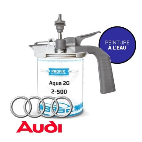 Peinture Base à l’eau Aqua 2G PROFIX en pot pour Audi