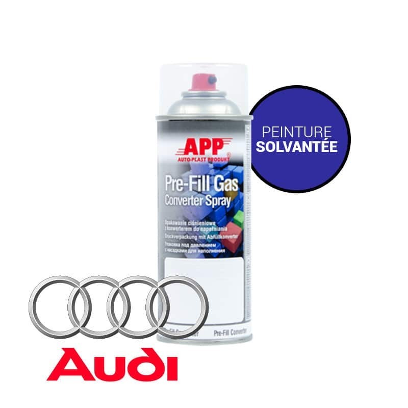 Peinture Base Mate à vernir solvant En Bombe App Pour Audi – 400 ml