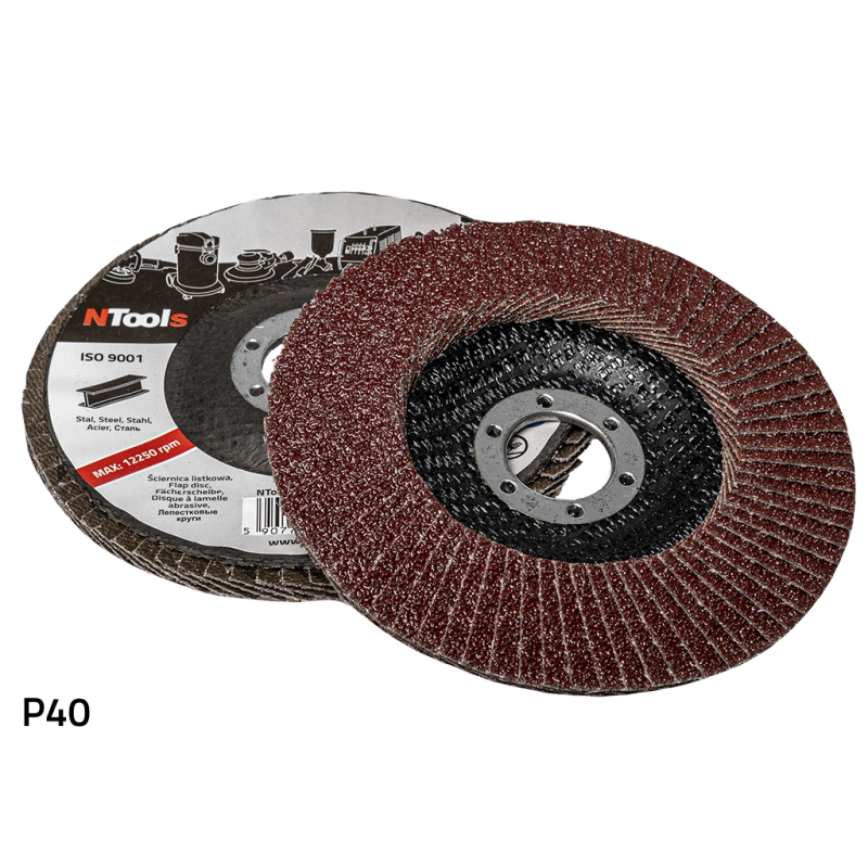 Disque à lamelle de 125 mm en zirconium pour acier – NTools LL 125