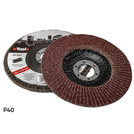 Disque à lamelle de 125 mm en zirconium pour acier – NTools LL 125