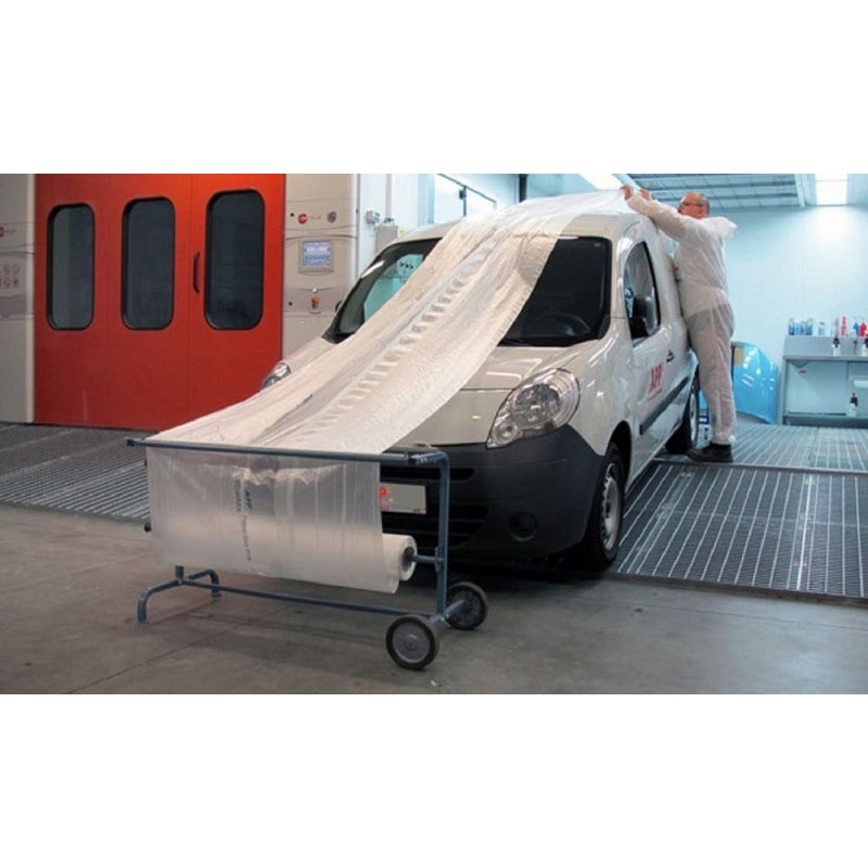 Film de masquage électrostatique professionnel en polyéthylène de 5.2m x 150m