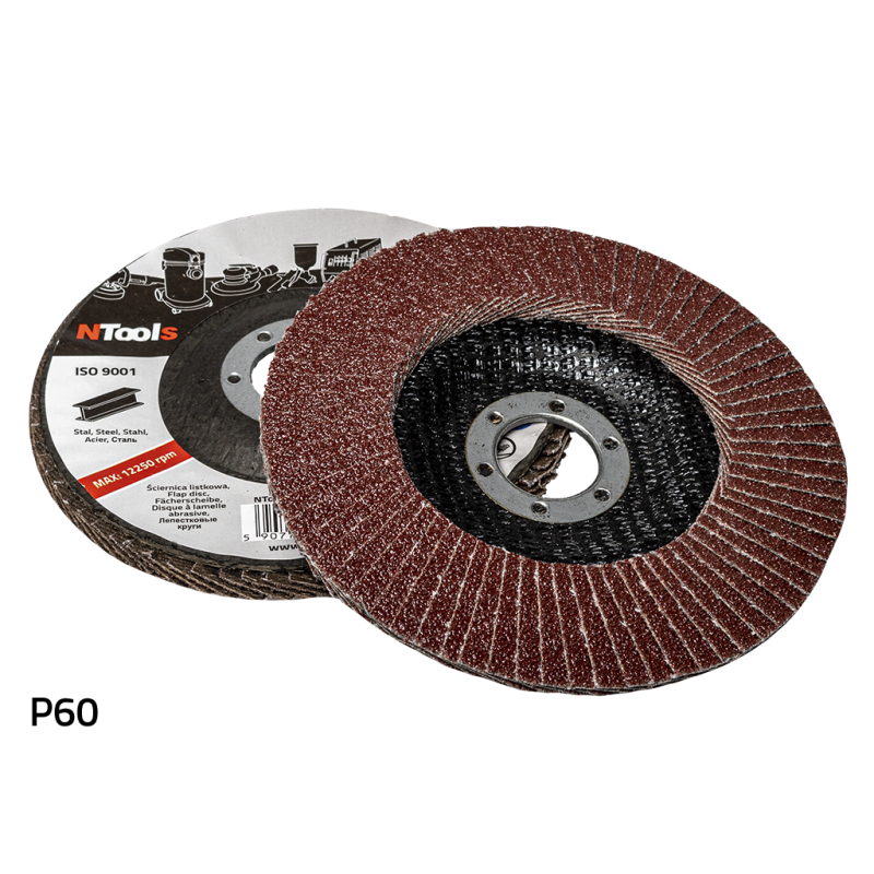 Disque à lamelle de 125 mm en zirconium pour acier – NTools LL 125