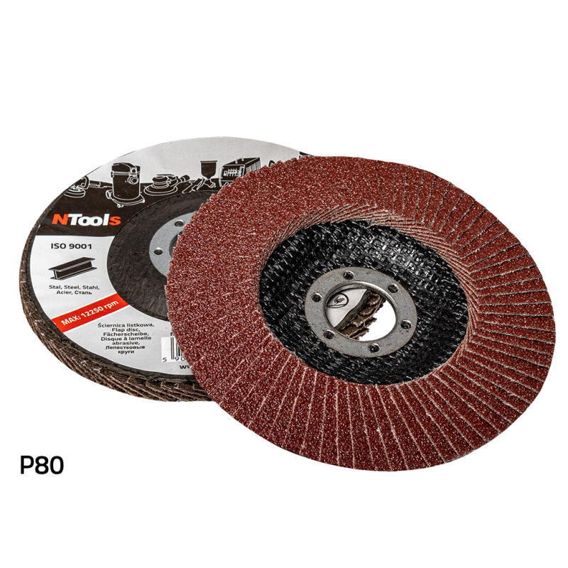 Disque à lamelle de 125 mm en zirconium pour acier – NTools LL 125