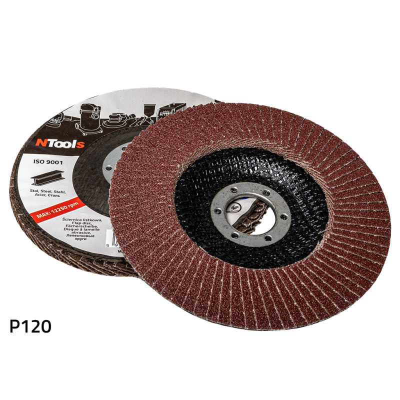 Disque à lamelle de 125 mm en zirconium pour acier – NTools LL 125