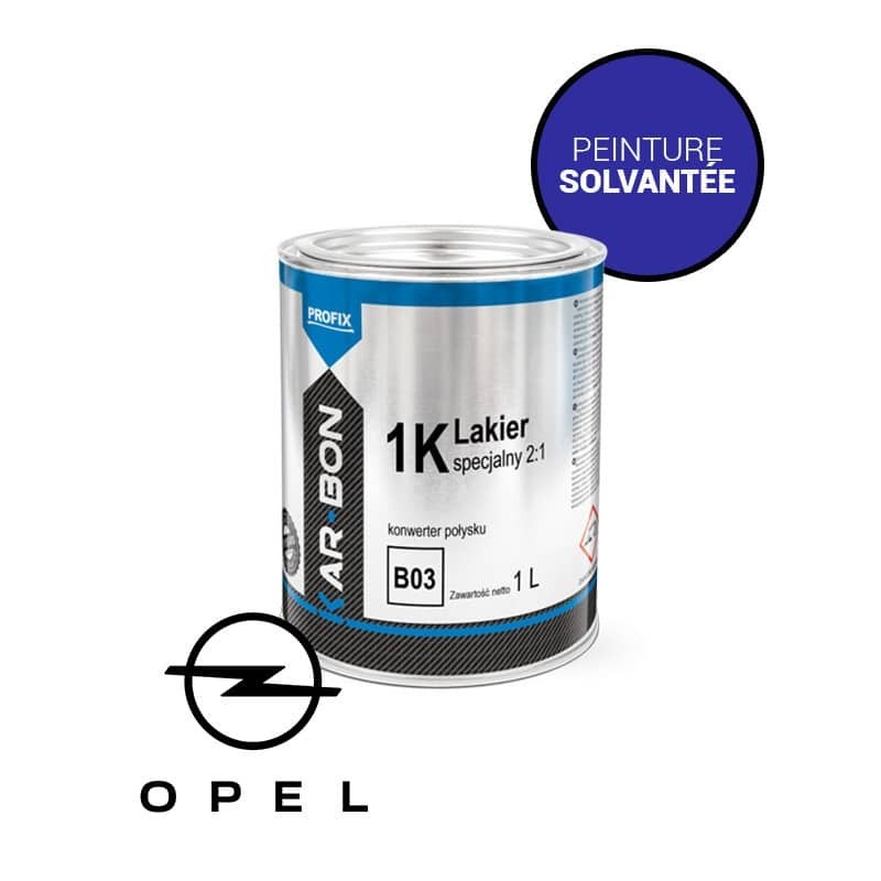 Peinture Base mate solvantée à vernir en pot pour Opel