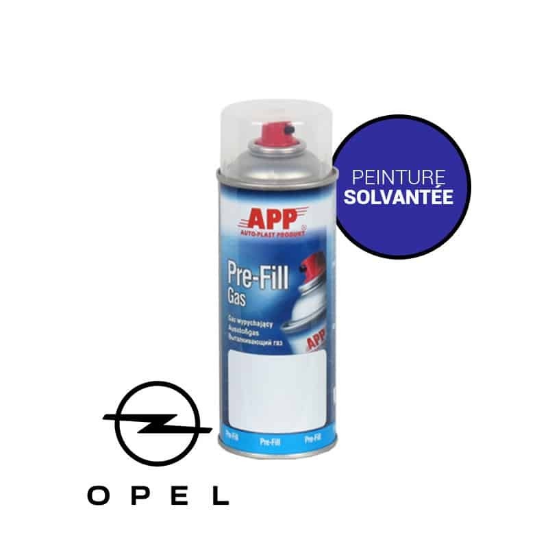 Mate solvantée à vernir aérosol pour Opel – 400ml