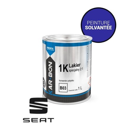 Peinture Base mate solvantée à vernir en pot pour Seat