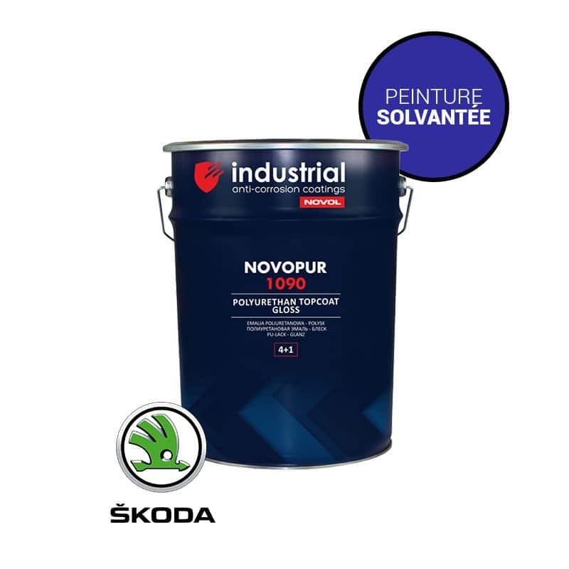 Peinture Industrielle Polyuréthane PU Novopur 1090 en pot pour Skoda – 1L