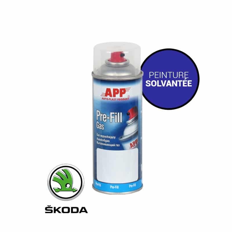 Mate solvantée à vernir aérosol pour Skoda – 400ml