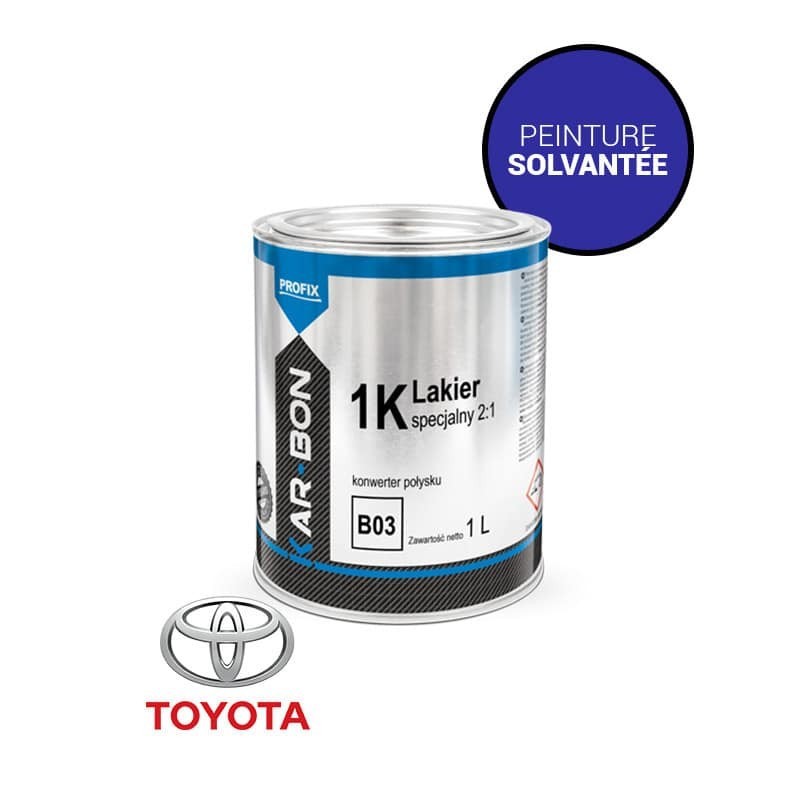 Peinture Base mate solvantée à vernir en pot pour Toyota