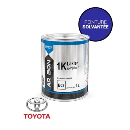 Peinture Base mate solvantée à vernir en pot pour Toyota Peinture Base mate solvantée à vernir en pot pour Toyota