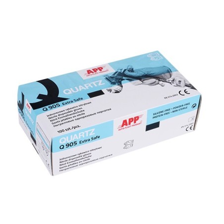 100 Gants de protection jetables en Nitrile pour peinture 100 Gants de protection jetables en Nitrile pour peinture