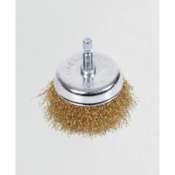 Brosse rotative d’ébavurage métallique pour perceuse