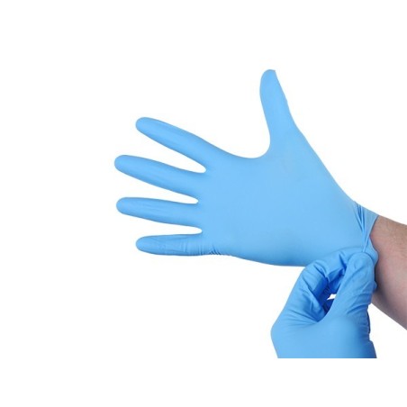 100 Gants de protection jetables en Nitrile pour peinture 100 Gants de protection jetables en Nitrile pour peinture