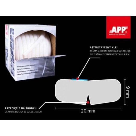 Ruban de masquage autoadhésif Wide Tape