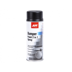 Bumper peinture structurante en bombe 400ml pour plastique – noir