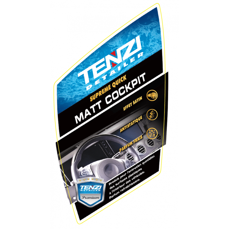 Nettoyant plastique intérieur voiture – Finition mate – TENZI Matt Cockpit
