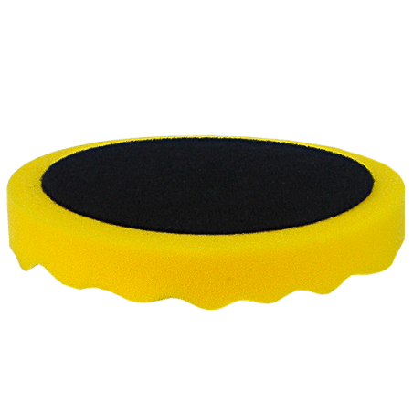 Tampon Polissage Ondulé en mousse 150mm – Universel & Velcro