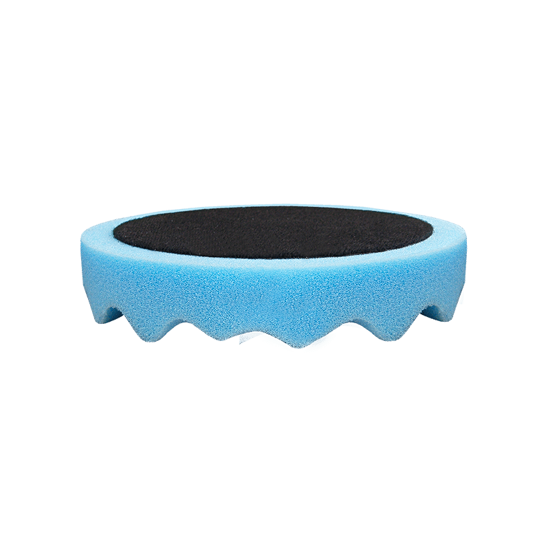 Tampon Polissage Ondulé en mousse 150mm – Universel & Velcro