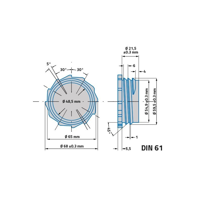 Bouchon Avec Robinet Pour Jerricans De 25L et 30L