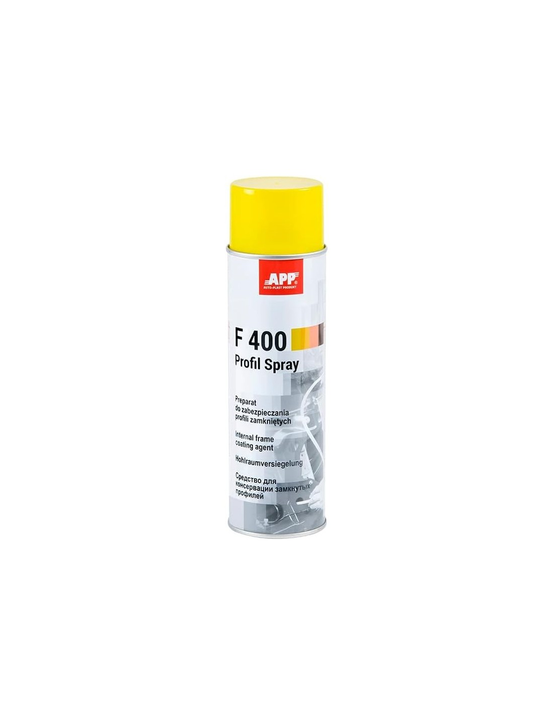 Spray Antirouille APP R STOP - Bombe 400 Ml - Convertisseur De Rouille Pour Carrosserie Voiture, Acier, Aluminium