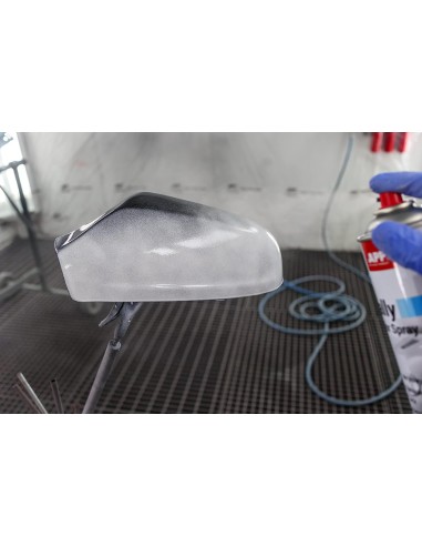 Bombe de Peinture Blanche application - résultat - avant - après