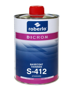 Diluant pour Peinture Base Solvantée 5L - S-412 ROBERLO - Diluant pour le système colorimétrique à base de solvant Dicrom