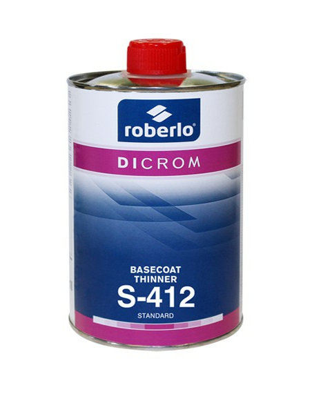 Diluant pour Peinture Base Solvantée 5L - S-412 ROBERLO - Diluant pour le système colorimétrique à base de solvant Dicrom