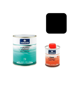 Apprêt acrylique HS en 4:1 très garnissant noir - en bidon de 1L avec son durcisseur de 250 ml