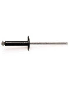 Rivets pour Plaque Immatriculation noirs 10 pcs - Degometal