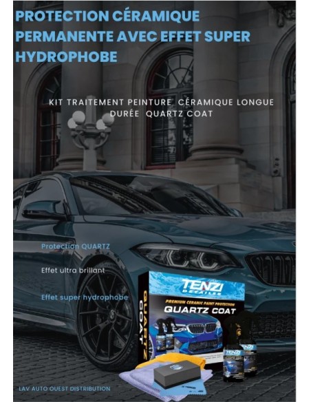 Kit Traitement Céramique Auto - Tenzi Quartz Coat Kit Traitement Céramique Auto - Tenzi Quartz Coat
