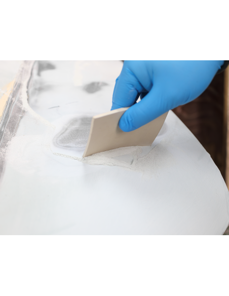 cale à mastic carrosserie souple en caoutchouc - Lot de 2 - 60 mm x 100 mm x 5 mm