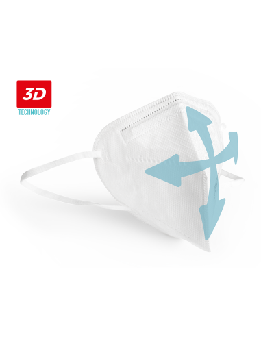 Masque à Poussière FFP2 - Lot de 10 - Taille universelle