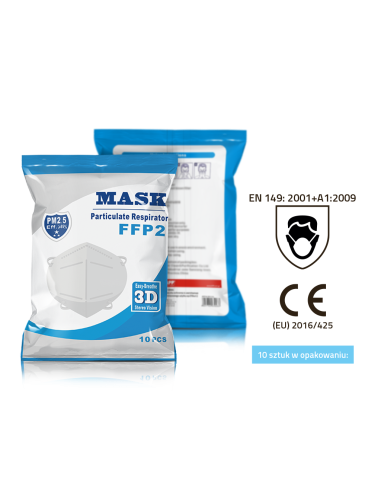 Masque respiratoire de protection jetable à 4 couches FFP2