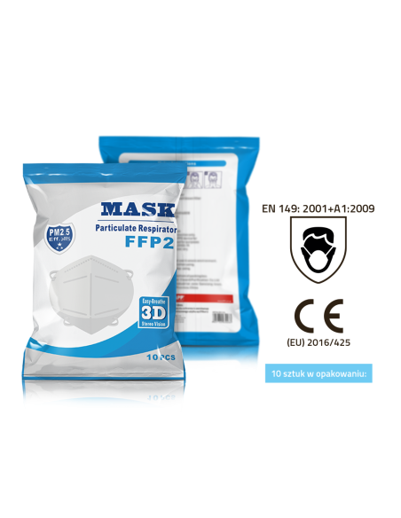 Masque respiratoire de protection jetable à 4 couches FFP2