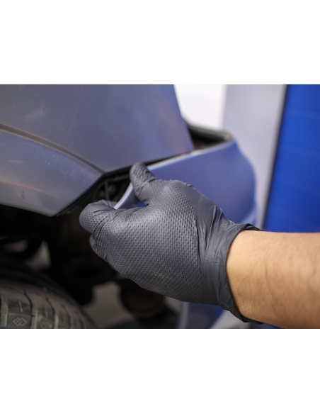 Gant Carrossier Jetable en Nitrile Noir 50 pcs