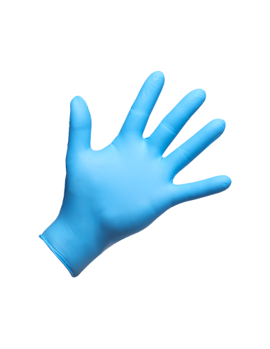 Gants Mécaniques Jetables en Nitrile Bleu 100pcs - APP STANDARD +