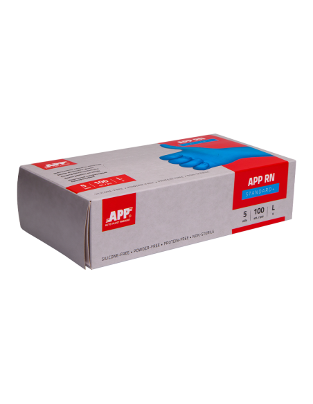 Gants Mécaniques Jetables en Nitrile Bleu - Boîte de 100