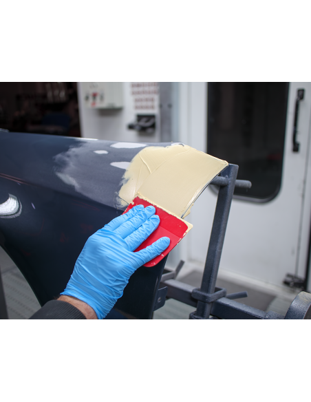 Gants mécaniques jetables en nitrile bleu taille L pour mastic auto