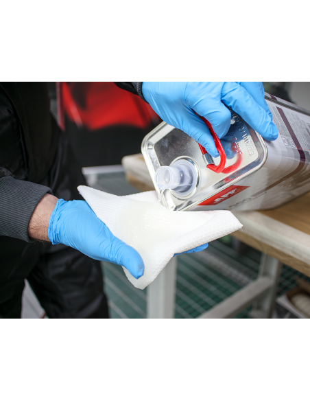 Gants mécaniques jetables en nitrile bleu taille L étanches