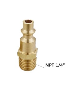 Raccord Pneumatique Mâle 1/4" en laiton américain pas cher