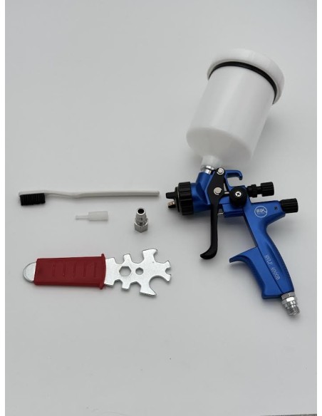Pistolet à Peinture HVLP  bleu - 4000B BLK Factory - Buse : 1.3mm