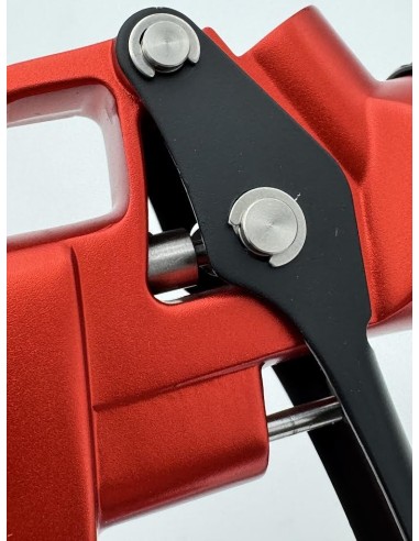 Pistolet Peinture HVLP  rouge - 4000B BLK Factory - Buse : 1.3mm