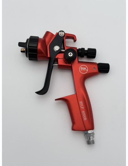 Pistolet Peinture HVLP  rouge - 4000B BLK Factory - Buse : 1.3mm