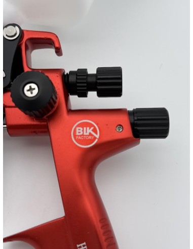 Pistolet Peinture HVLP  rouge - 4000B BLK Factory - Buse : 1.3mm