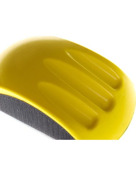 Cale à poncer à main jaune pour disque de ponçage