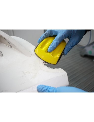 Cale à poncer à main jaune